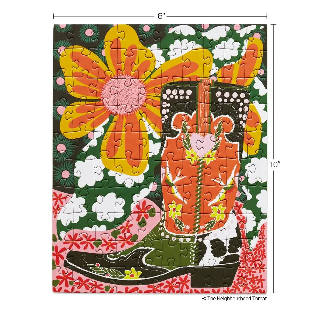 Bottes fantaisistes | Puzzle Snax de 100 pièces – Image 3