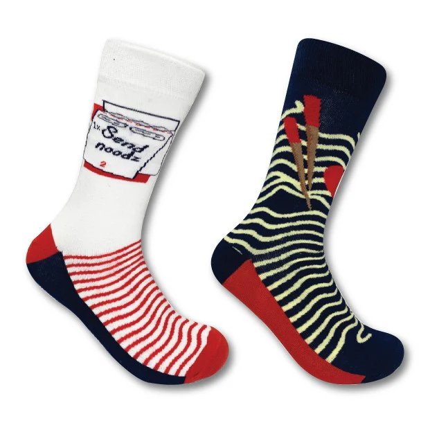 Chaussettes Unisexes Nouilles à Emporter – Image 3