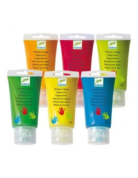 6 tubes de peinture à doigts – Image 2