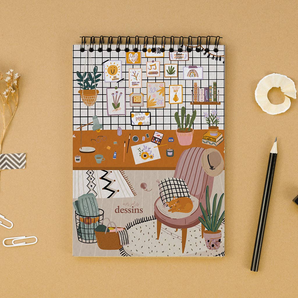 Carnet de dessin – L’atelier Maison Joliette – Image 4