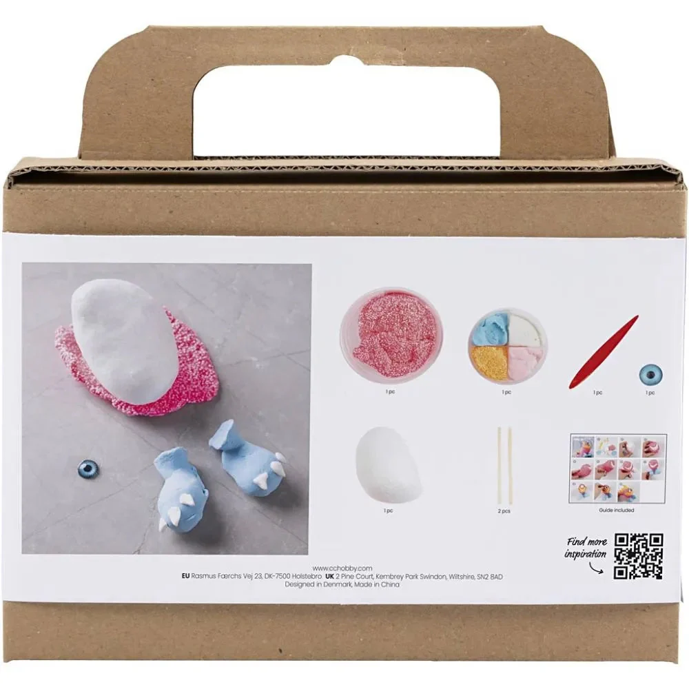 Mini Kit DIY Modelage Monstre Freddy Rose Néon – Image 3