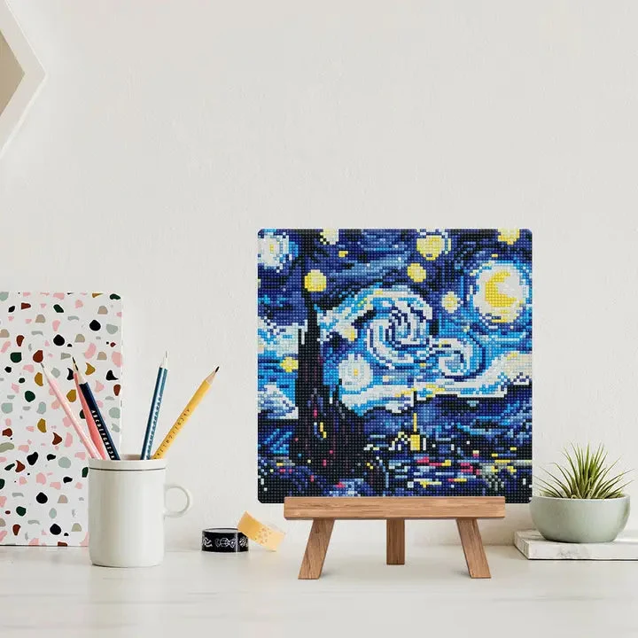 Mini Diamond Painting avec cadre Nuit Étoilée Vibrante – Image 2