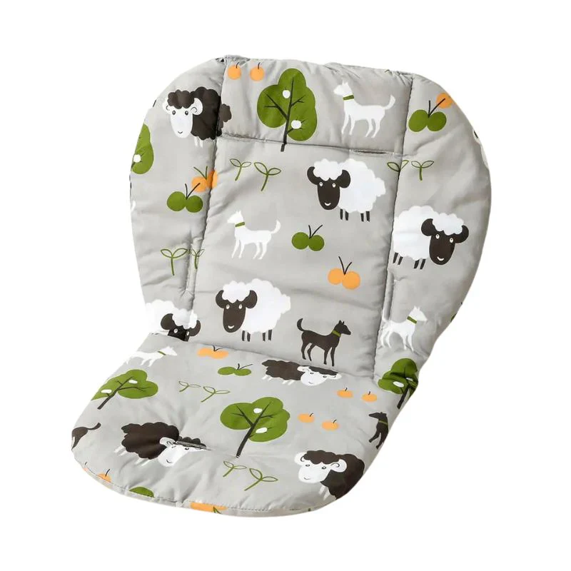 Coussin pour chaise haute et poussette motif moutons – Image 3