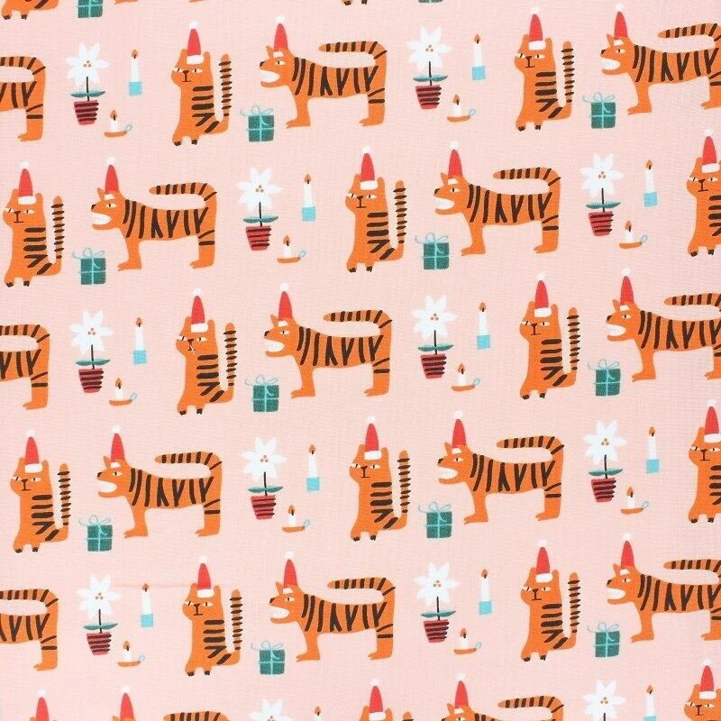 Furoshiki Tigres – Tissu Dashwood Studio – Emballage cadeau zéro déchet (4 tailles) – Image 2