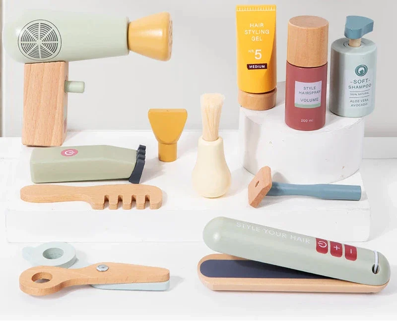 Kit du Coiffeur en bois pour enfants – Image 5