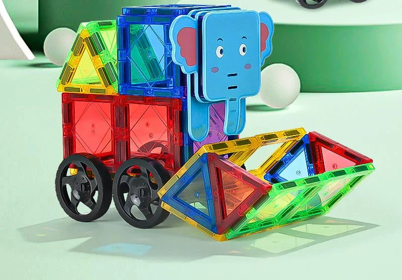 Blocs de construction magnétiques animaux pour enfants – Image 9