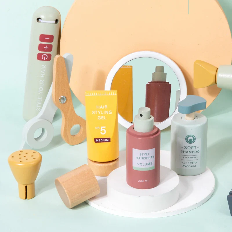Kit du Coiffeur en bois pour enfants – Image 4