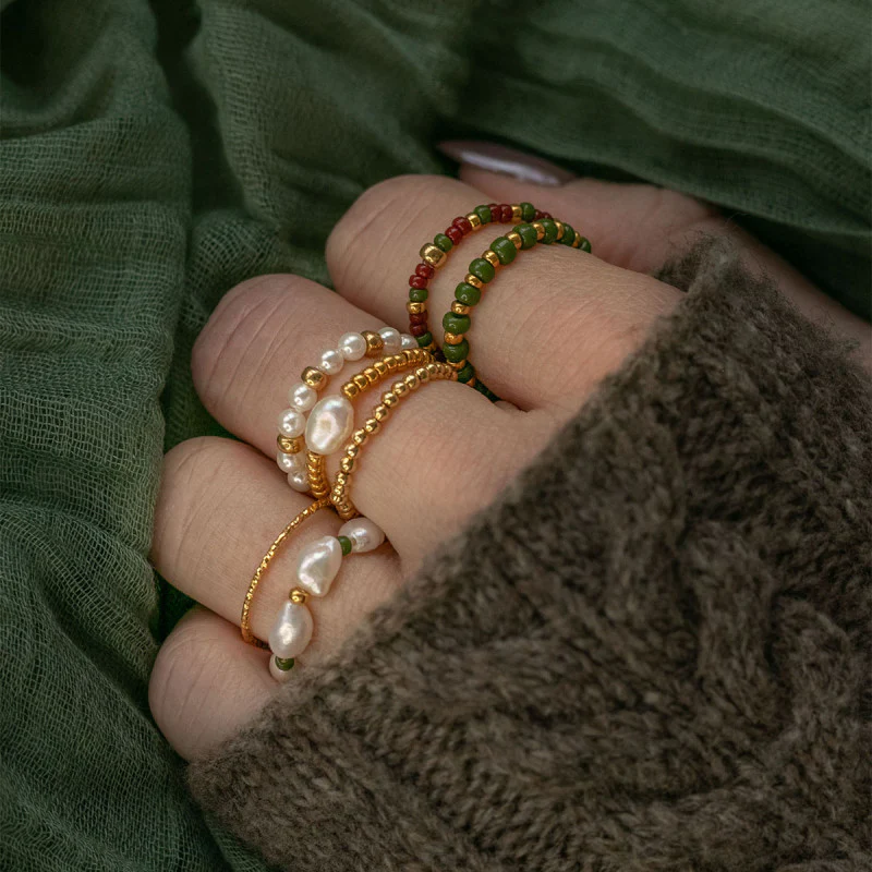Kit DIY Bijouterie – Mes Bagues en Perles Naturelles | Création de Bijoux MKMI – Image 3