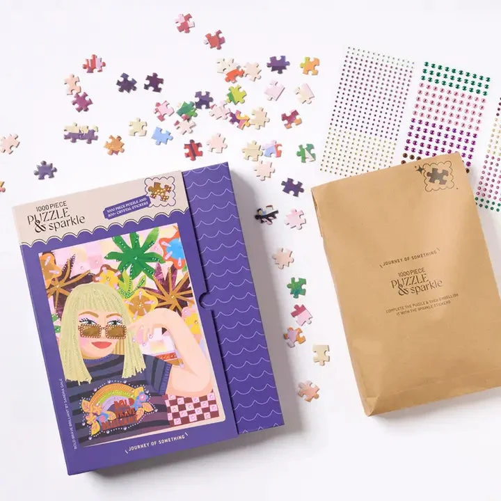 Puzzle de 1000 pièces avec pierres précieuses - Audacieux, courageux, brillant – Image 4