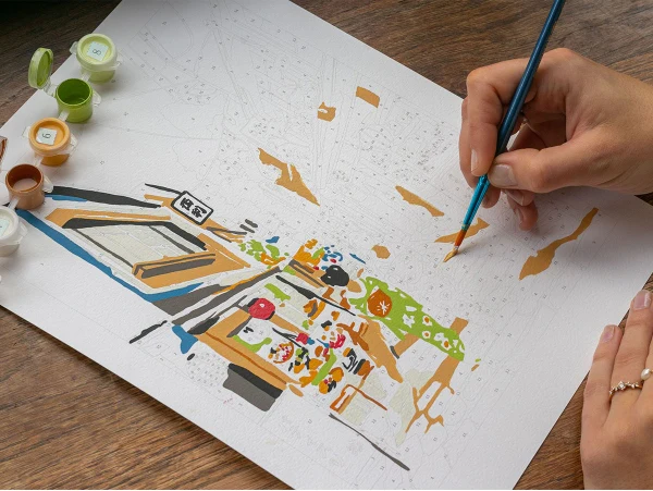 Coffret peinture au numéro - Petit Pinceau Kyoto par La Petite Epicerie – Image 2