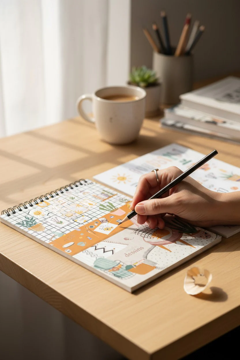 Carnet de dessin – L’atelier Maison Joliette – Image 7