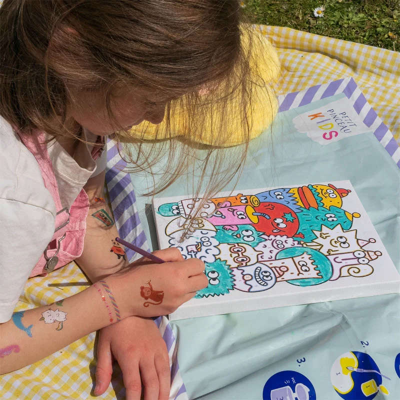 Kit de Peinture au Numéro pour Enfants – Petit Pinceau Kids Fun Gang – Image 2
